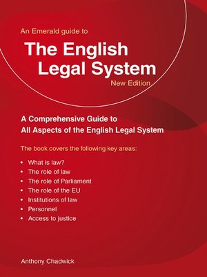 cover image of Emerald Guide to The English legal System